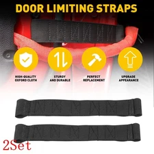 Door Limiting Check Strap Firm for Jeep Wrangler CJ YJ TJ JK & Unlimited 2Set