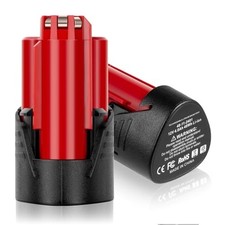 Upgraded 4.0Ah 2Packs Replacement for Milwaukee M12 12V Lithium Ion Battery, ...