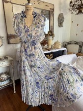 STUNNING Zimmerman natura butterfly flutter dress in blue garden print SOLD OUT