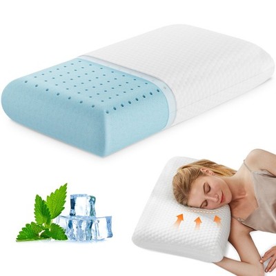 Memory Foam Pillow Standard Size, Soft Comfortable Bed Pillow 1 Pack
