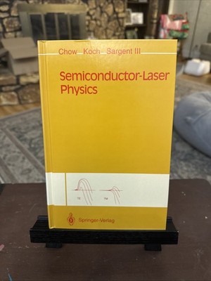 Semiconductor Laser Physics HC Springer Verlag VG