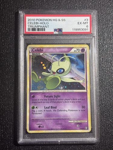 Celebi graded PSA 6 for sale on eBay