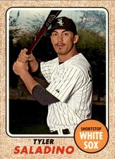 2017 Topps Heritage #310 Tyler Saladino Chicago White Sox