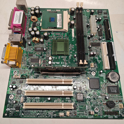 Socket 370 SET GVС MR825 Motherboard with 4 MB AGP Turbocache + CPU & 128 MB