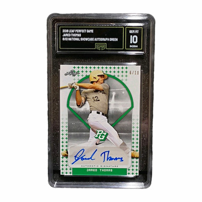 Leaf 2018 Jared Thomas BA-JT1 Green 6/10 Auto RC GMA