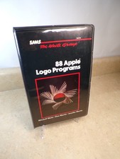 88 Apple Logo Programs vintage 1984 SAMS Computer Book 26223 Floppy Case