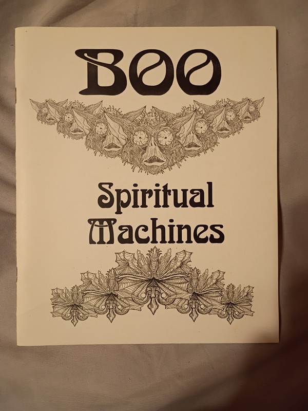 BOO Spiritual Machine Zine With CD Jamiel Al Khaja Rosita Fitch 2011 RARE Poetry