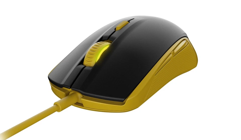 Ratón para juegos SteelSeries SteelSeries Rival 100 amarillo protón 62340 Foto 3 de 4