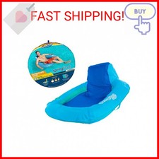SwimWays Spring Float SunSeat Pool Lounge Chair, Inflatable Pool Floats Adult wi