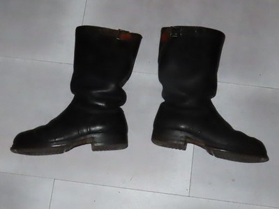 Pair Boots Shoes Ankle Boots Early Bundeswehr Knobelbecher Size 41