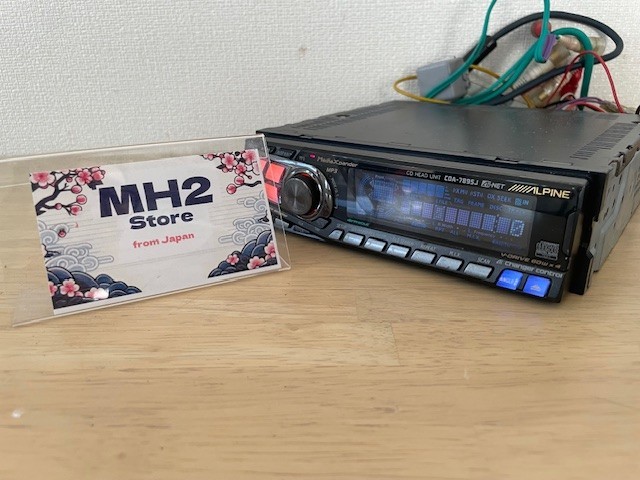 希少 ALPINE CDA-7895J CD/MP3 プレーヤー 配線付き ALPINE CDA-7895J 1DIN Car Audio CD Player AUX MP3 Operation