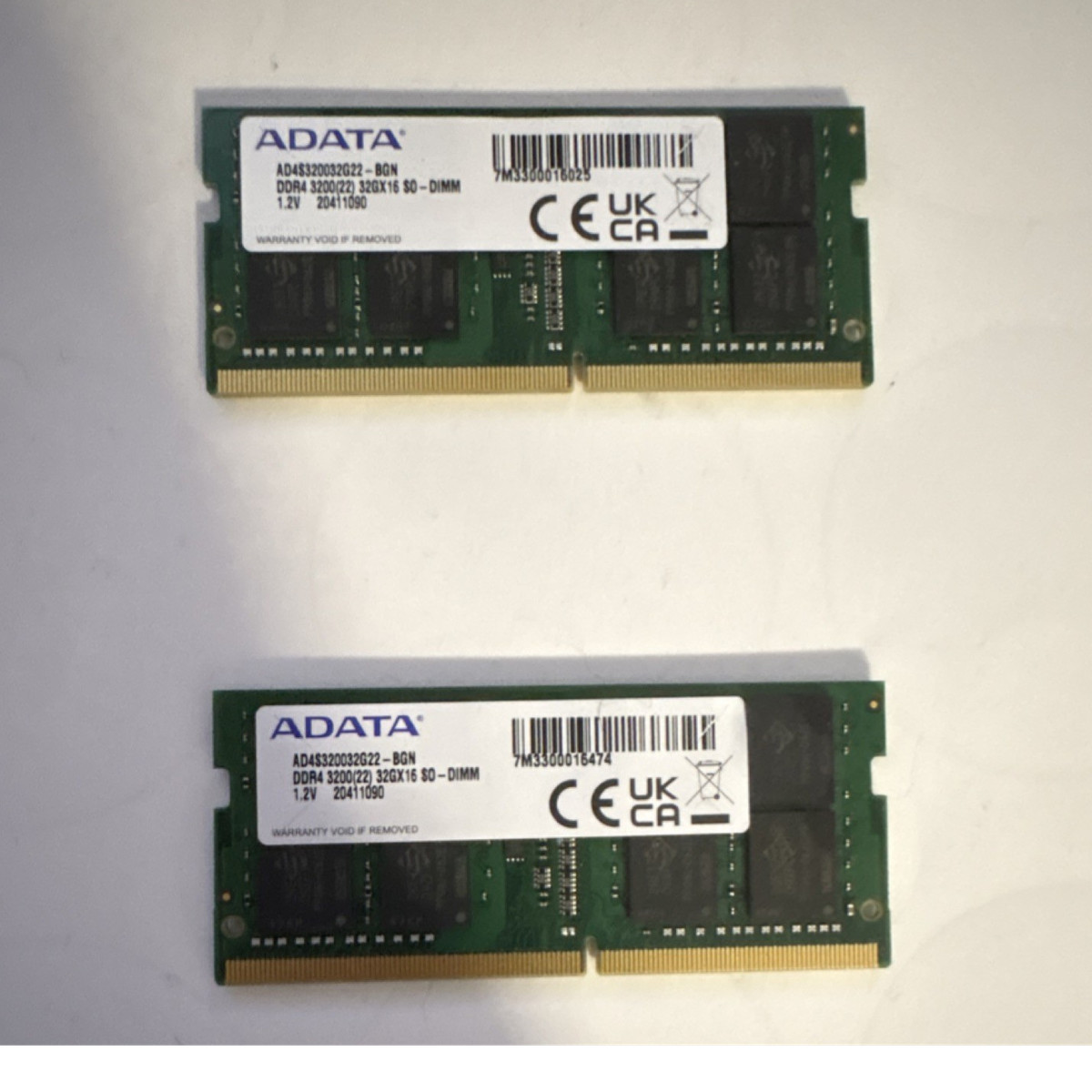 ADATA DDR4 SDRAM 3200 SO-DIMM Laptop RAM 64GB (2x32GB Modules