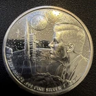 1 oz .999 Fine Silver Apollo 11 Moon Landing - J F Kennedy Ty208