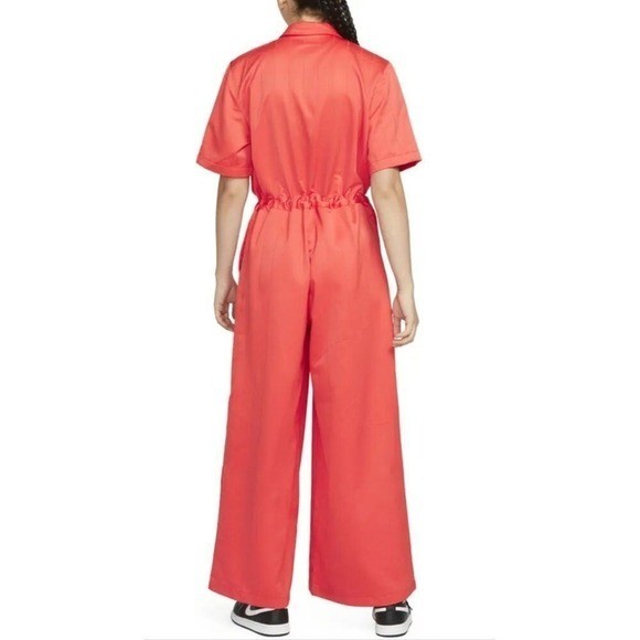 Nike Jordan (Her)itage Women's Flight Suit romper jumpsuit red small med New! thumbnail 3