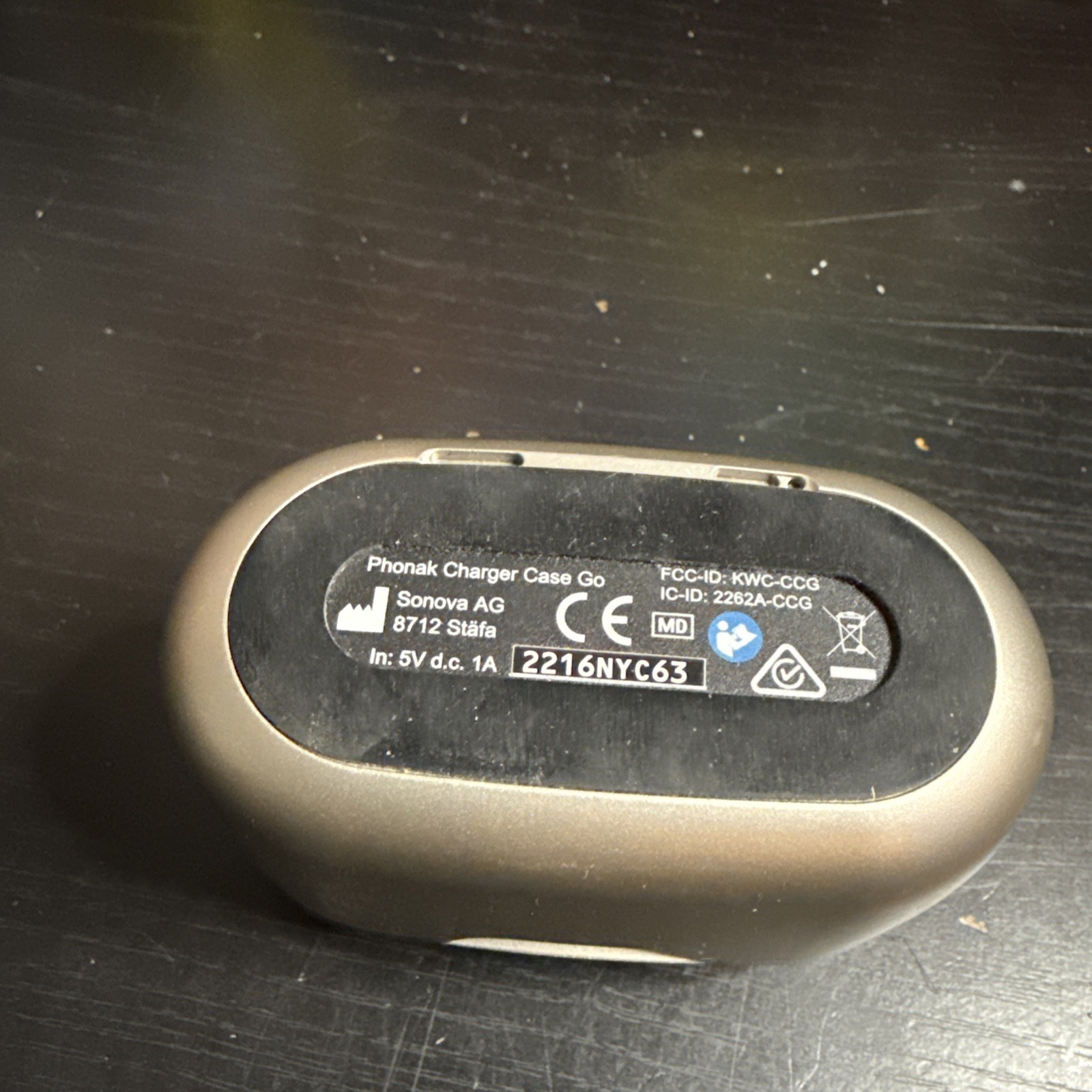 Phonak Charger Case Go – 075-3017-11 – Hearing Aid Charging Case Replacement