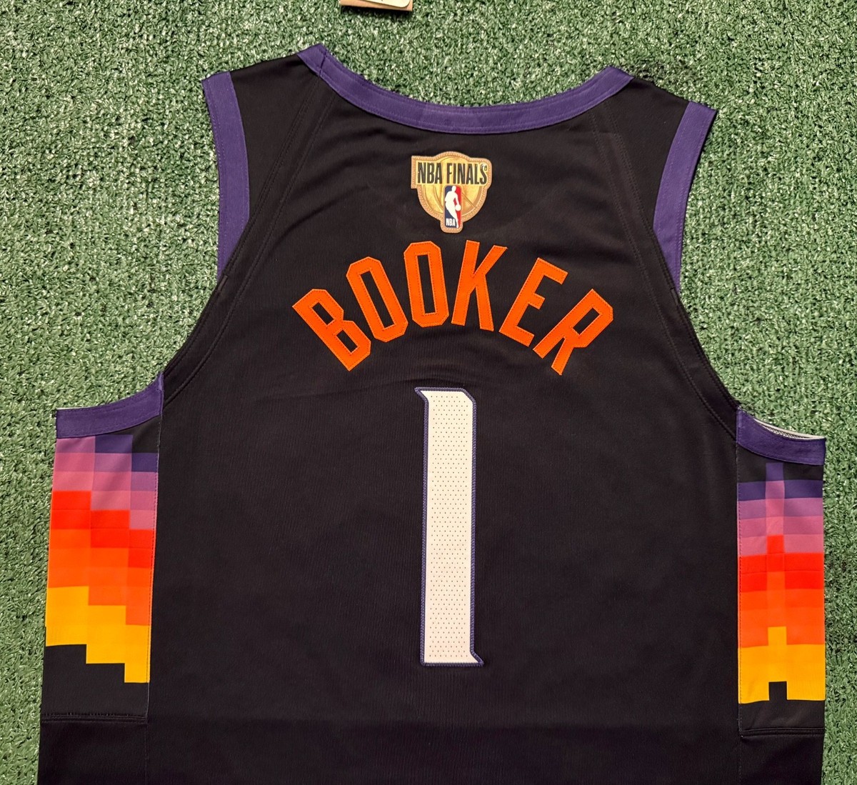 Authentic Devin Booker Phoenix Suns City NBA Finals Nike Vaporknit