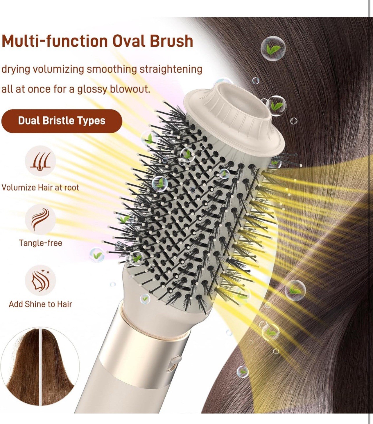 Mescomb 5 in 1 Hair Air Styler - Hair Dryer Brush 110000 RPM for Fast Drying...