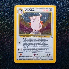 Clefable - 5/130 - Pokemon Base Set 2 Holo Rare Card WOTC LP-MP on eBay