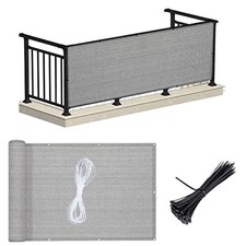 For balcony Deck Privacy Screen with Dust and Debris Blocker for Outdoors