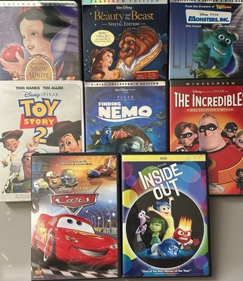 The Disney 8-DVD Collection   Snow White! Monsters, Inc! Inside Out and more!
