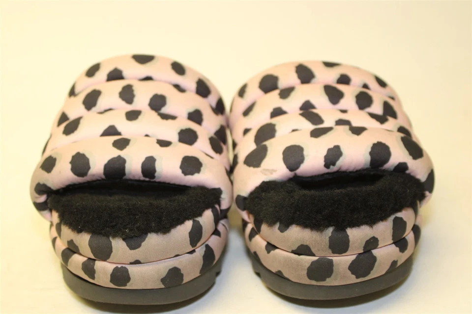UGG женщин 7 38 макси слайд гепард печать сандалии в горошек тапочки 1127074 - Изображение 4 из 4