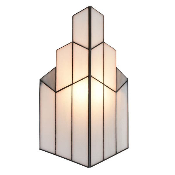 5LL-6121 Tiffany-Wandlampe-Wandleuchte Lampe Leuchte 36*4*21 Cm E14/Max 1*40W Cl-image