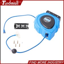 New 65FT Retractable Extension Cord Reel, 12AWG/3C SJTOW Heavy Duty Power Cord