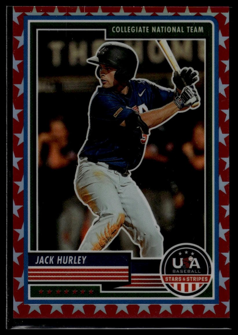 2023 Panini Stars & Stripes USA Baseball #71 Jack Hurley Red #/149