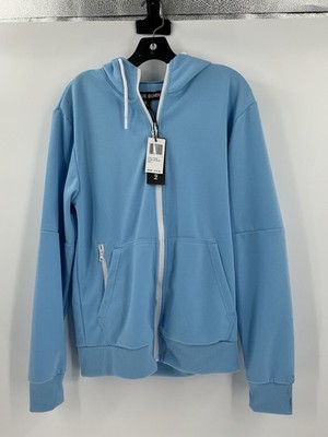 True Born light blue zip-up hoodie Size Small
