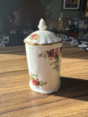 Royal Albert Old Country Roses Deckel Gewürzglas Top ohne Box 1962 Vintage 
