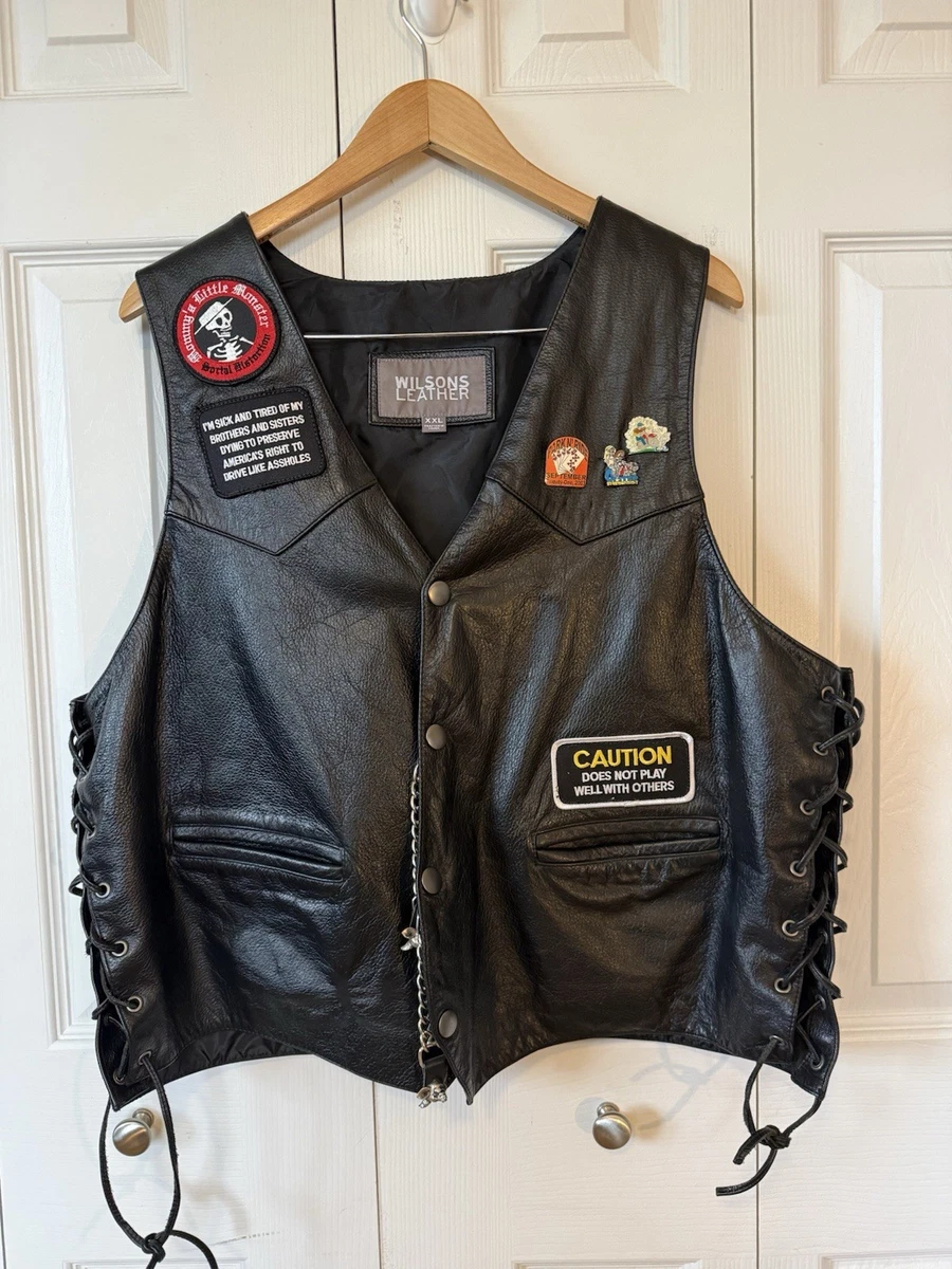 Leather Vintage Vests for Men for sale - eBay