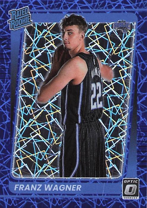 2021-22 Donruss Optic #185 Franz Wagner Blue Velocity