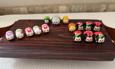 Disney Vinyl Tsum Tsum Lot 15 Christmas Minnie Mickey Pluto Goofy Daisy Donald