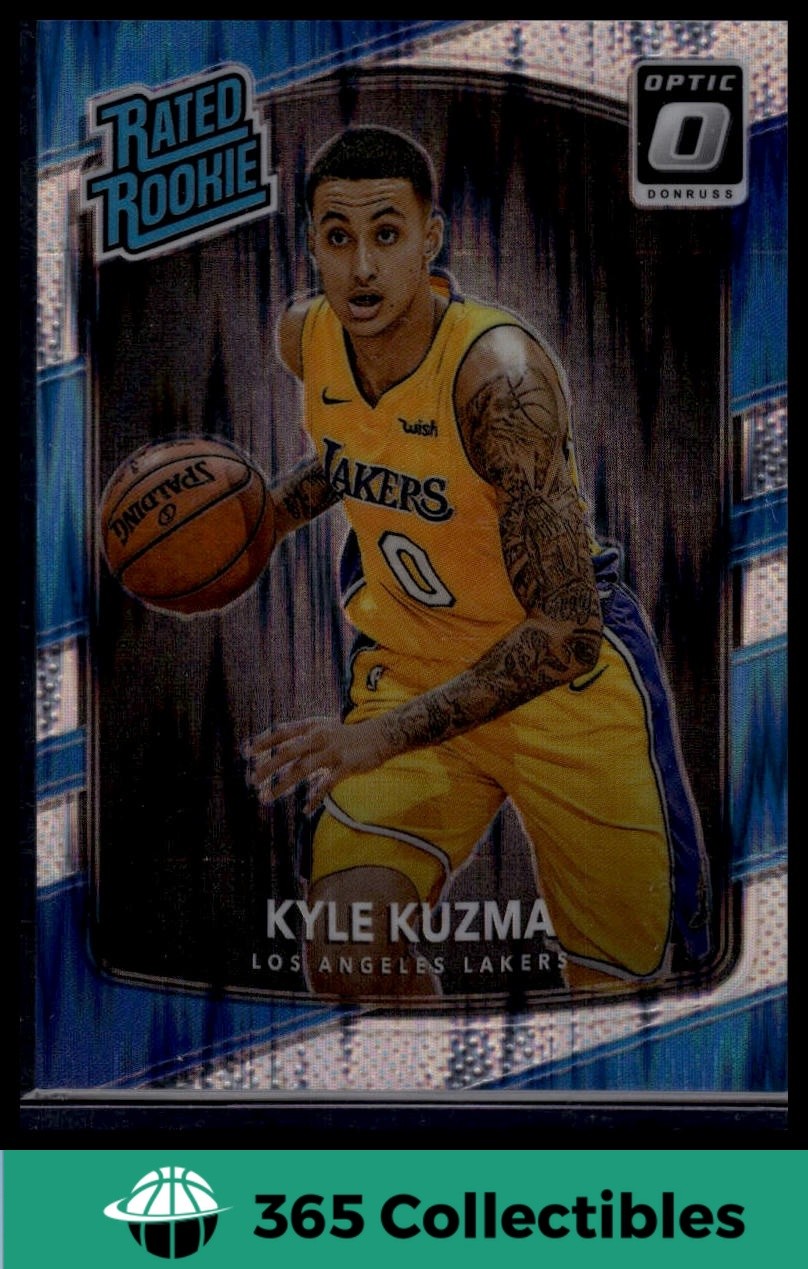2017-18 Donruss Optic Kyle Kuzma Rated Rookie Shock #174 Basketball Lakers
