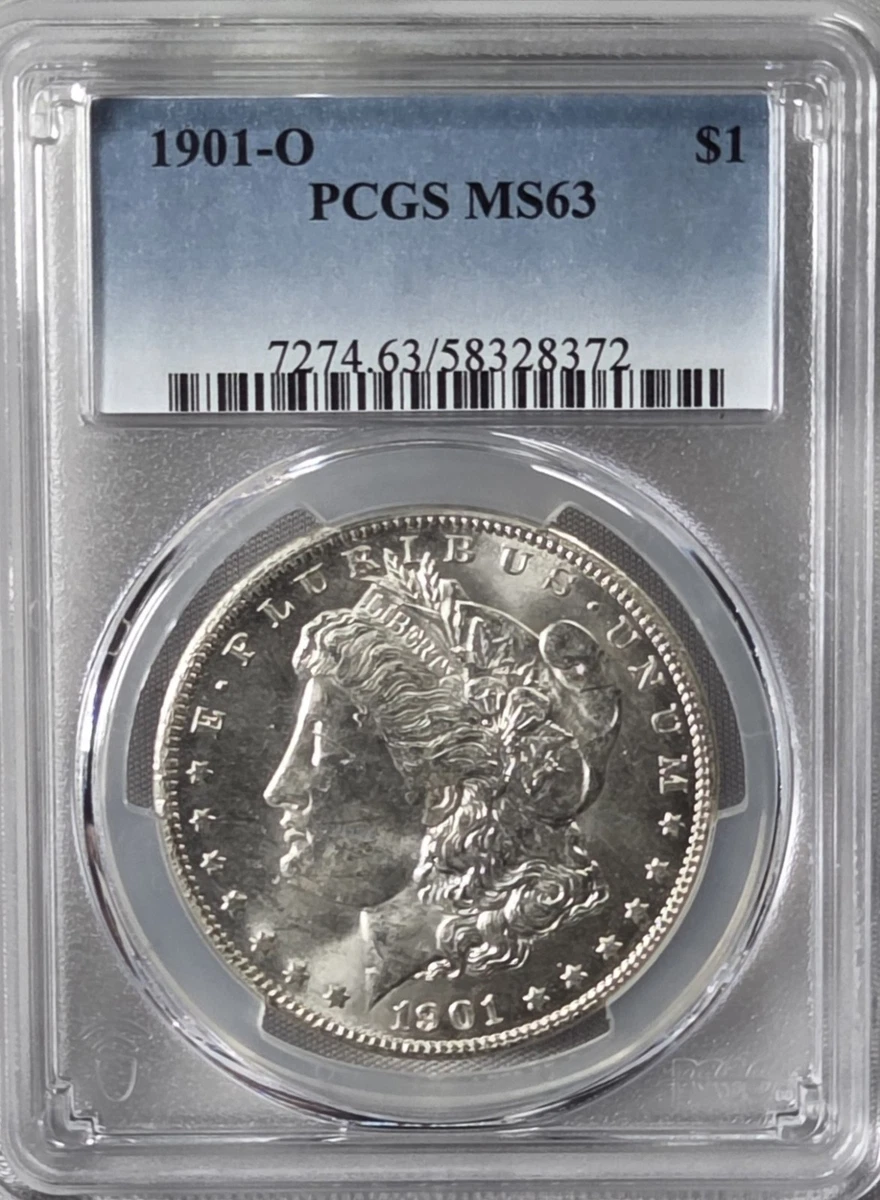 MS 63 Graded 1901 Year Morgan US Dollars (1878-1921) for sale | eBay