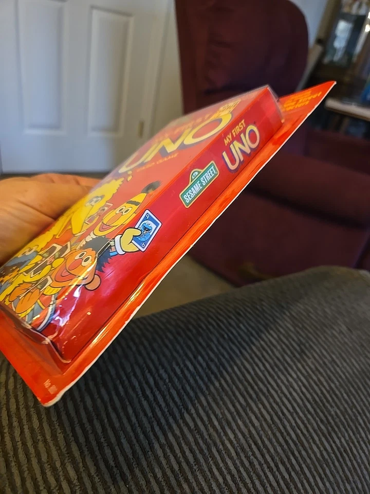 Vintage 1992 Mattel Sesame Street My First UNO Card Game NEW Condition - Image 3 of 4