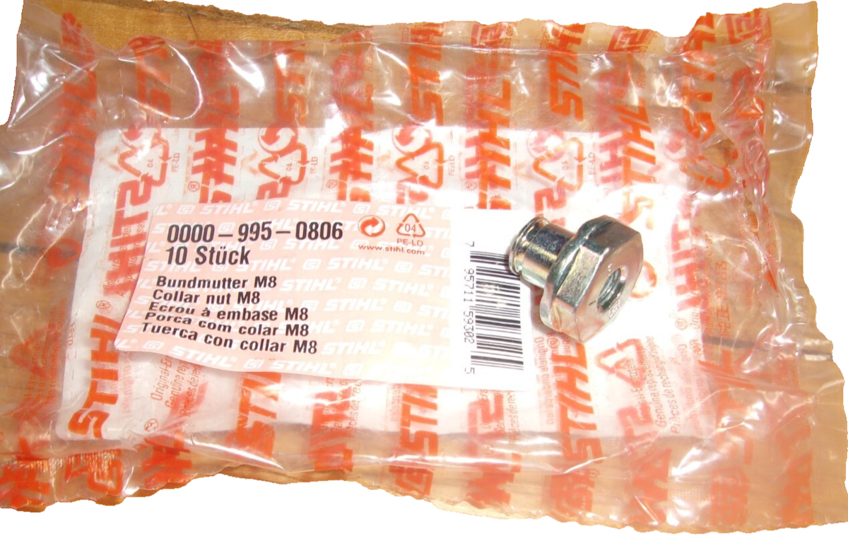 Stihl Captive Bar Nut Genuine OEM 8m MS 261 362 661 GS461 0000-995