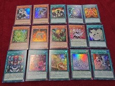 Lot 10 Yu-Gi-Oh Card Collection of 15x Yugioh Cards See Photos. All Holo Foil