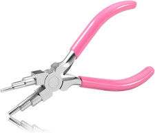 6 in 1 Bail Making Pliers, Jewelry Bail Pliers, Wire Looping Pliers for 3Mm to 9