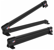 OUTPRIZE Ski Rack for Roof Rack, Extended Version Aluminum Snowboard Rack wit...