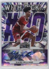 2021-22 Leaf Metal With Pick…Auto Purple Crystals /20 Ziaire Williams Auto 11oq