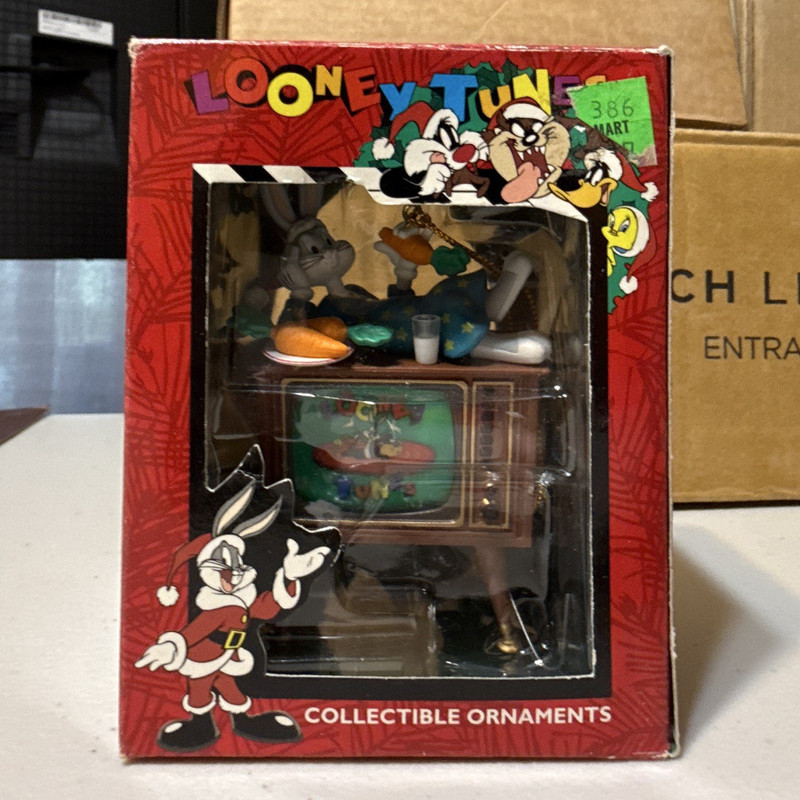 Matrix Looney Tunes Bugs Bunny Hanging Christmas Ornament 1996 9603847