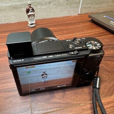 Sony Cyber-shot DSCRX100 V 20.1 MP Digital Camera - Black for sale