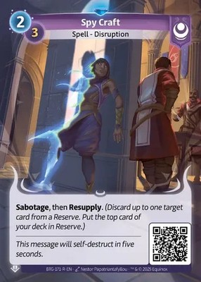 Altered Beyond The Gates Card #171-R Spy Craft - UNSCANNED