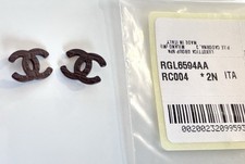 CHANEL CH 5435 Sunglasses Dark Burgundy Replacement Side Logo Icon 1-Pair New