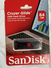 SanDisk Cruzer Glide 64GB USB 3.0 Flash Drive - Black