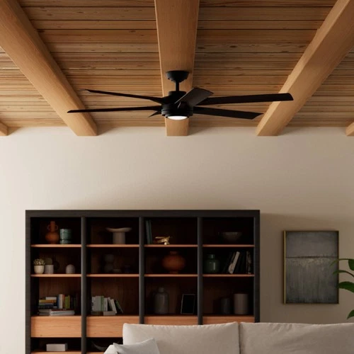 65" Casablanca Melia Matte Black LED Ceiling Fan - Picture 5 of 10