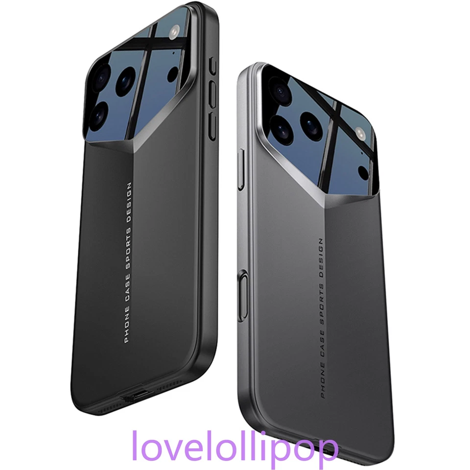 Funda rígida delgada con diseño de hoja genial cubierta a prueba de golpes para iPhone 17 Pro Max Foto 4 de 4