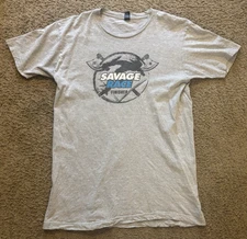 Savage Race Finisher Gray T-Shirt (Unisex Large) Year 2018 Short Sleeve Shirt