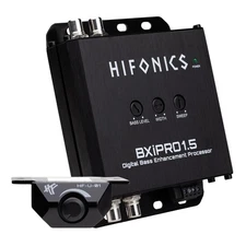 BXIPRO1.5 Bass Enhancer, Digital Processor with Dash Mount Remote Control, In...